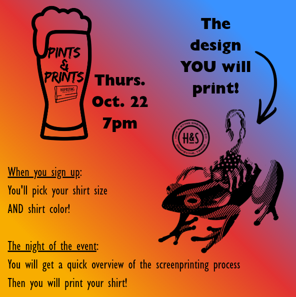 Pints & Prints night