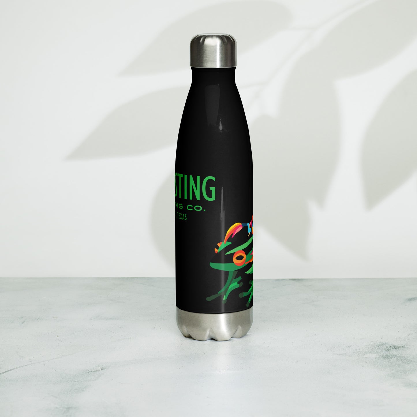 Hop & Sting Mural Stainless Steel Water Bottle